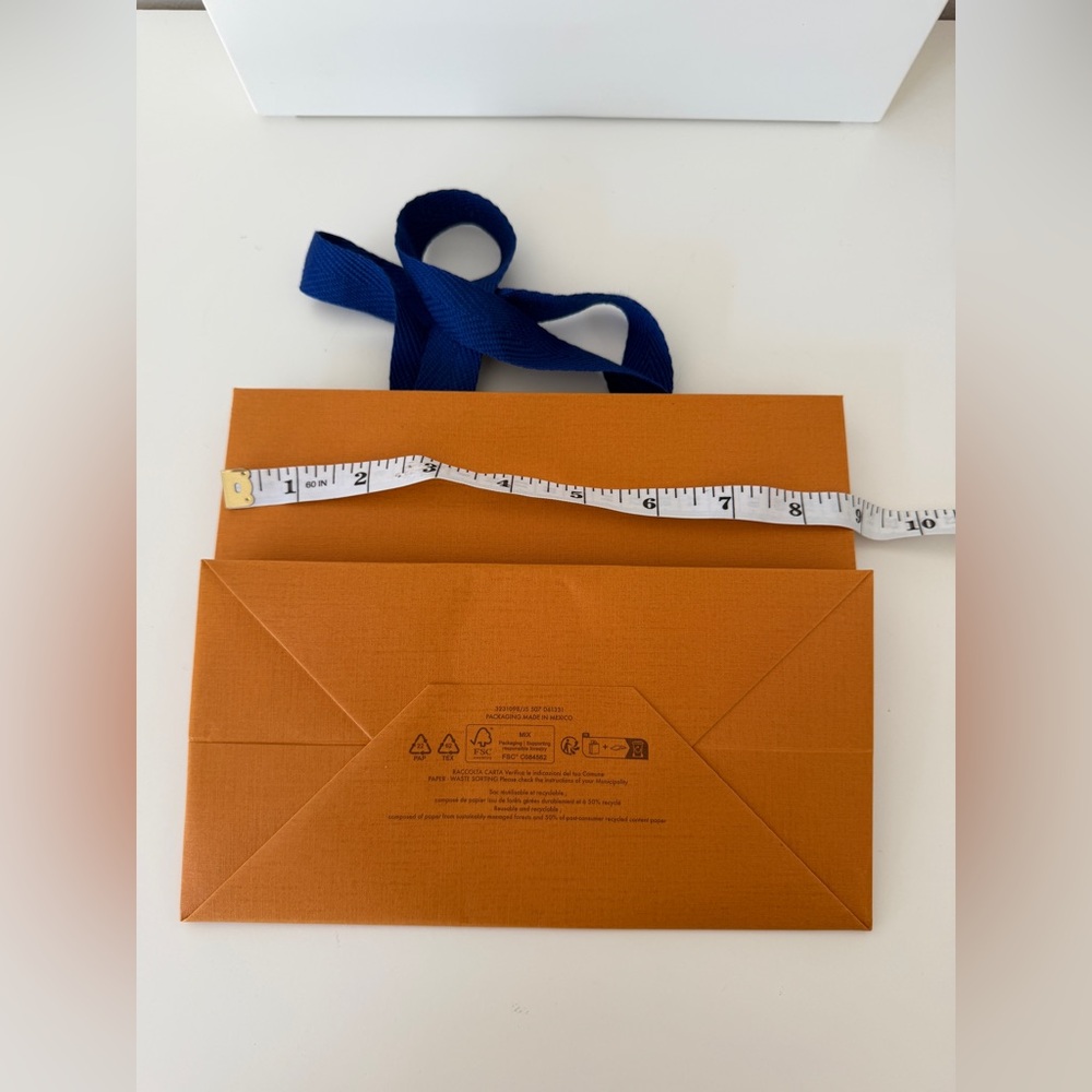 Louis Vuitton paper bag, envelope, ribbon New authentic 100% - Picture 5 of 5